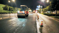 Bitume à froid JIUYI pour le remplissage des fissures, bitume modifié à ouverture rapide pour la circulation