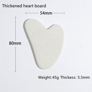 Herramienta Facial de Piedra Gua Sha de Cuarzo Rosa, Piedra Bian y Jade Real con Logotipo Personalizado para Masaje Corporal - Product Image 6