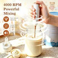 Mixeur pour bébé, mélangeur électrique portable pour lait en poudre, mousseur à lait, fouet à matcha, mélangeur de boissons, agitateur, mousseur à café, mixeur de cuisine portatif