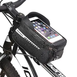 Jetshark PVC Leder Fahrrad Telefon halter Wasserdichte Reise 6,5 ''Smartphone Fall Radfahren Lagerung Fahrrad taschen