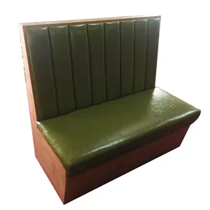 Silla de sofá moderna para restaurante, mueble de comedor para el hogar, color rojo y negro