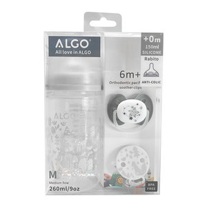 <span class=keywords><strong>ALGO</strong></span> fabbrica 3 pezzi bottiglia regalo BPA-Free bottiglia di plastica con disegno di succhietto cartone animato per 0-12 mesi - Product Image 4