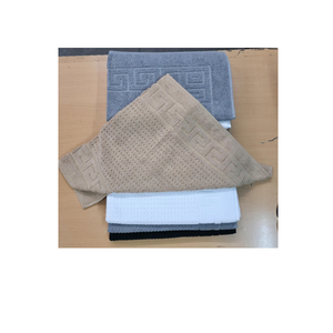 Tapis de bain et tapis de baignoire antidérapants en jacquard, coton et polyester, résistants à la décoloration, doux, absorbants, avec une forte adhérence, directement de l'usine - Product Image 3