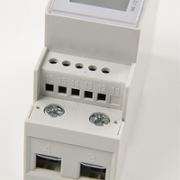 Medidor de Energía Monofásico Multitarifa MID 100A con Modbus para Riel DIN, Medidor de Energía Eléctrica kWh, Clase 0.5s de Precisión