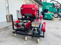 Enrouleur et Emballeur de Balles Rondes Hydraulique pour Mini-Tracteur, Équipement 15-22 CV, Moteur Silencieux, Automatique, Haute Efficacité pour l'Alimentation des Fermes