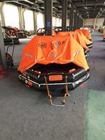 Rafts de sauvetage gonflables en caoutchouc Solas Throwing Over Board ATOB-20 pour 20 personnes avec certificat CCS