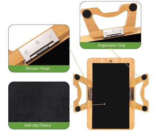 Vente flash : Support rotatif pliable FSC <span class=keywords><strong>pour</strong></span> téléphone, tablette, porte-gobelet antidérapant, table basse <span class=keywords><strong>pour</strong></span> canapé, <span class=keywords><strong>sous</strong></span>-<span class=keywords><strong>verre</strong></span> <span class=keywords><strong>pour</strong></span> boissons et nourriture, table d'accoudoir en bois, plateau d'accoudoir en bambou - Product Image 5