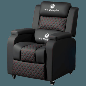 We Champion Gaming Chair Reclining Black Leather Home Office Chair Adult Use - Product Image 1