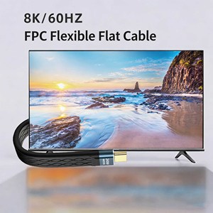 AWELL 240W Type-<b>C</b> to Type-<b>C</b> FPC Flat <b>Cable</b> 40Gbps Data Transfer 8K@60Hz Video PD Fast Charging Short Flexible <b>Cable</b> - Product Image 6