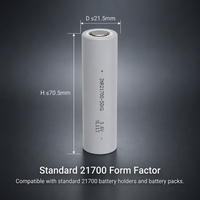 Batterie d'avion électrique avancée Tenpower 21700 50Xg 3.6V 5000mAh à décharge élevée, expédition mondiale