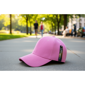 Casquette de baseball Borne en velours côtelé, unisexe, ajustée, 6 panneaux, décontractée, couleur unie, logo sur le pan droit, taille adulte 58-63 cm - Product Image 2