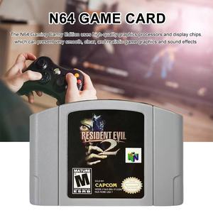 <span class=keywords><strong>Resident</strong></span> <span class=keywords><strong>Evil</strong></span> <span class=keywords><strong>2</strong></span> Videojuego para Nintendo 64 NTSC Versión 512 Bit Retro Video Cartuchos EE. UU. Idioma inglés - Product Image 2