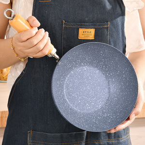 Mini-wok en fonte antiadhésif, poêle individuelle compatible induction, fond plat, pour usage domestique - Product Image 4