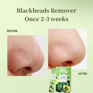 Masker Wajah sekali pakai alpukat masker wajah pembersih pori lumpur wajah penghilang komedo asam kompleks alpukat masker wajah gelembung - Product Image 4