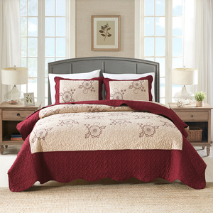 Edredón Bordado de Varios Estilos con Hermoso Diseño, Cubrecama para Juego de Cama, Edredón Cómodo con Funda de Almohada - Product Image 1