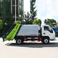 Camion compacteur de déchets Foton/Forland 4x2 de petite taille, camions compacteurs de déchets du Japon, camions compacteurs Dongfeng