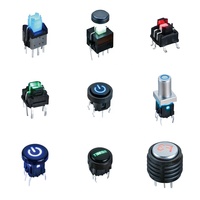 Ventes d'usine - Interrupteur tactile SMD RGB 7x7 - Interrupteur à bouton poussoir éclairé par LED - Interrupteur tactile LED RGB