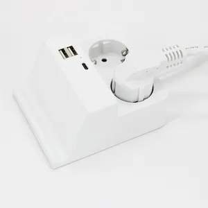 Mobiele Telefoons Houder Power Strip 6 Outlet Met Individuele Schakelaar En Overbelasting 2 Socket Met Usb