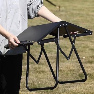 Xách tay thép carbon ngoài trời cắm trại bảng gấp với cơ sở <span class=keywords><strong>trestle</strong></span> 2 chỗ dễ dàng để thực hiện cho đa ứng dụng sử dụng ngoài trời - Product Image 1