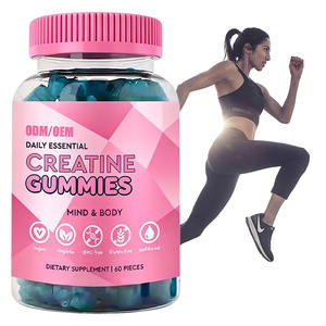 Bonbons gélifiés à l'isolat de lactosérum, créatine monohydrate, complément énergétique, formule concentrée, qualité supérieure, 60 unités, vente en gros - Product Image 1