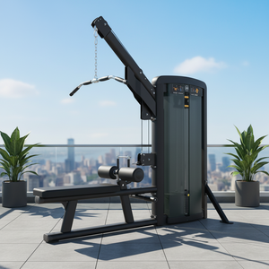 Attrezzatura Fitness Commerciale: Macchina Lat Pulldown e Low Row con Pesi a Perno e Torre Pesi Integrata - Product Image 1