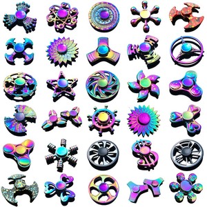 Fidget <span class=keywords><strong>spinner</strong></span> en métal, jouets sensoriels pour les mains - Product Image 1