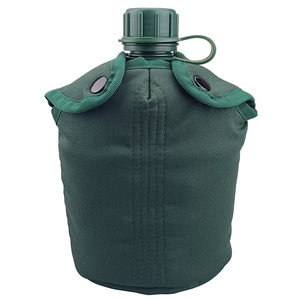 Free sample manufacturer with a high sales volume Three-piece set of outdoor camping water bottles with a <b>cover</b> and <b>cup</b> - Product Image 1