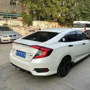 สปอยเลอร์สำหรับ Honda Civic ปี 2016 2017 2018 2019 สปอยเลอร์คุณภาพสูง วัสดุ ABS สปอยเลอร์หลังคาท้ายรถยนต์ อุปกรณ์ตกแต่งรถยนต์ - Product Image 5