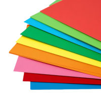 High Quality A4 Size Color Card Paper in 160 200 250 300gsm Paper Roll Paperboard for Gift Wrapping