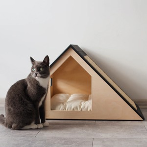 Casa para Perros Moderna de Madera Maciza, Ecológica, para Razas Pequeñas, Cama, Jaula, OEM - Product Image 2