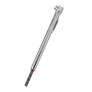 Manometro per pneumatici tipo penna, portatile per uso di emergenza, durevole, argento, marca FN, per auto - Product Image 5