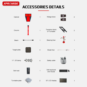Alineación de rueda <span class=keywords><strong>3D</strong></span> <span class=keywords><strong>OEM</strong></span> personalizada automática XPROMISE a la venta - Product Image 2