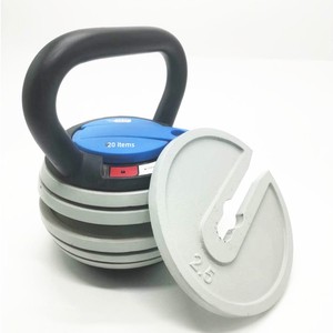 Ensemble de kettlebells réglables en fonte, 8 kg, 10 kg, 12 kg, 16 kg, 20 kg, 32 kg, kettlebells robustes pour la musculation à domicile - Product Image 2