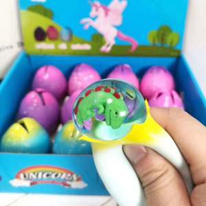 Forme d'<span class=keywords><strong>oeuf</strong></span> <span class=keywords><strong>Dino</strong></span> amusant avec texture compressible Idéal pour la ventilation, la farce et le soulagement rapide du stress Jouet Fidget compact pour tous les âges - Product Image 1
