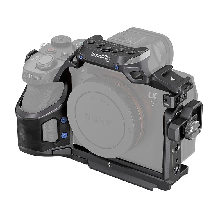 ソニーa7rv/a7iv/a7sii、複数のアクセサリ取り付けポイント付きカメラ