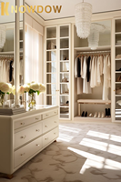 KNOWDOW Armoire de villa de luxe avec tiroirs à bijoux Placard doublé de velours Dressing Dressing Armoire personnalisée de haute qualité pour toute la maison