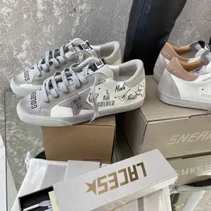 Groothandel schoenen airforce nike sneakers-2022 Hot Koop Mannen Vrouwen Mode Sneaker Gouden Luxe Dolche Snicker Gabana Schoen