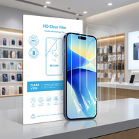 Film protecteur d'écran en hydrogel TPU HD en gros, feuille de 120x180mm pour machine de découpe, pack en vrac, MOQ 50 pièces