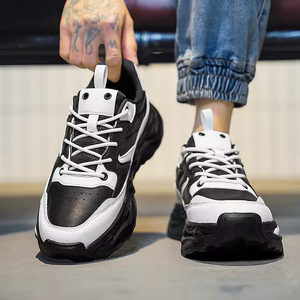 Zapatos informales para exteriores, zapatillas transpirables a la moda para correr, zapatillas deportivas con suela gruesa y plantilla antideslizante, zapatos deportivos para hombre - Product Image 4