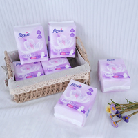 Pembalut Wanita Ultra Tipis Lembut Bernapas Sekali Pakai Harga Pabrik Label Pribadi Daya Serap Tinggi dengan Sayap