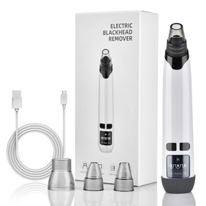 USB Rechargeable Electric Nose <strong>Black</strong> <strong>Head</strong> Removal Pore Vacuum Cleaner Heated Blackhead <strong>Remover</strong> - Product Image 5