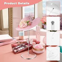 Hut ständer Perücke Display Rack Klar Acryl Tisch Hut halter Display Runder Sockelst änder für runde Eimer Hüte