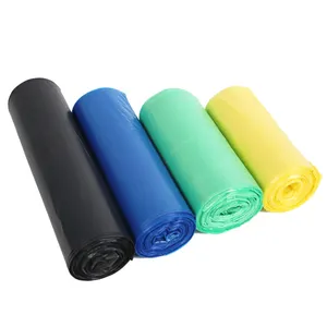 Sacchetti di plastica colorati riciclabili compostabili biodegradabili personalizzati del produttore all'ingrosso