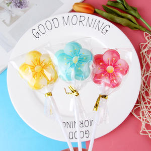 Groothandel Lolly 'S Met Fruitsmaak In Bloemvormige Zoete <span class=keywords><strong>Mix</strong></span> Fruit Voor Kindervrije Snacks Blokpatroonverpakkingen - Product Image 3