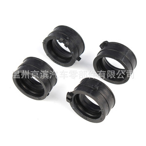 Abrazadera de goma para colector de admisión Honda Cbr600, 4 Uds., para reemplazo de carburador, compartimento del motor, sistema de combustible de motocicleta - Product Image 4
