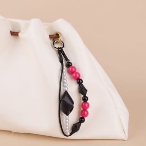 Tái Handmade Đính Cườm Bohemian Túi Quyến Rũ <span class=keywords><strong>Keychain</strong></span> Gỗ Tự Nhiên Hạt Mặt Dây Chuyền Opal Bện Dây Thừng Màu Nâu Macrame Đính Cườm Trang Trí Nội Thất Quà Tặng - Product Image 3