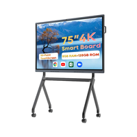 Precios de Distribuidor Leaderhub, Pantalla Interactiva Plana Inteligente de 65, 75, 86, 98 y 110 Pulgadas para Enseñanza y Reuniones