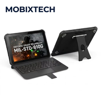 Tablet Tangguh RT12A 5G WiFi6 Baru Android 14 Chip Qualcomm 8GB+128GB Pemindai Kode Batang 2D Tahan Air NFC Tablet PC Tangguh