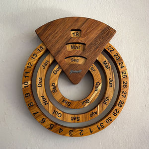 Деревянный календарь для украшения стен - Product Image 2