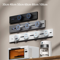 Adaptateurs muraux pour cuisine, rail mobile, prise électrique EU/UK, système de prise sur rail haute puissance 8000W